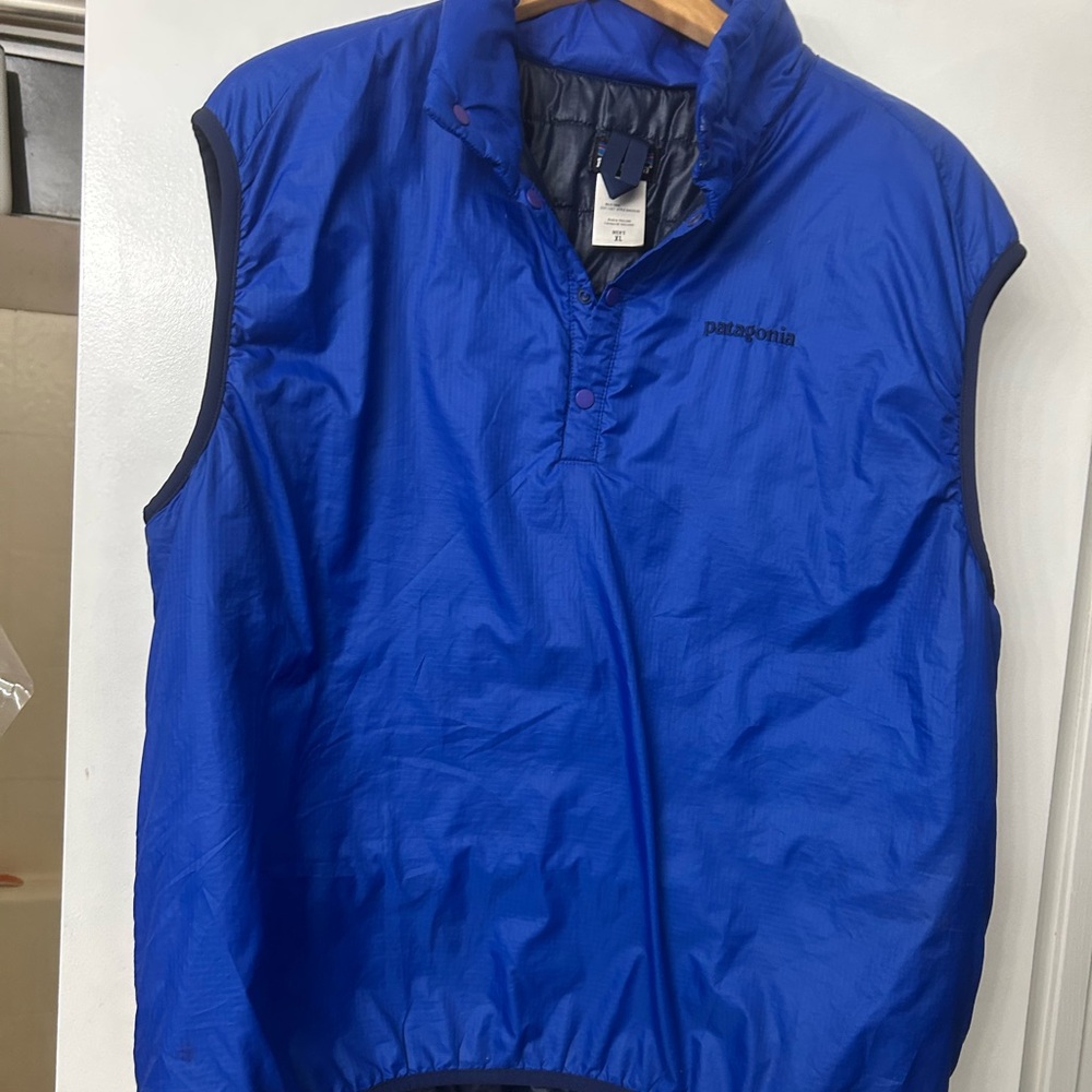 Patagonia Blue Vest Lightweight Water-Resistant